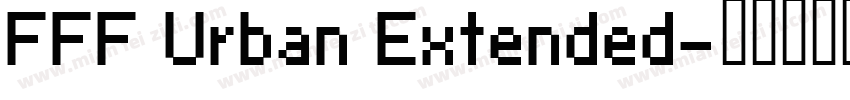 FFF Urban Extended字体转换